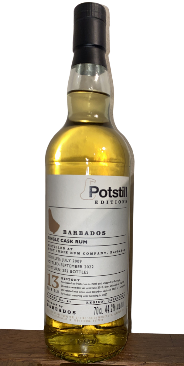 Barbados Rum 2009 13y Potstill Edition